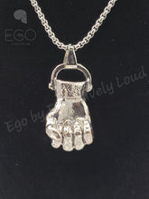 Load image into Gallery viewer, Strong Hand Necklace, side view
