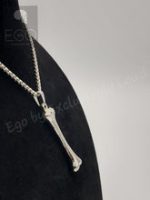 Load image into Gallery viewer, Bone Necklace, side view
