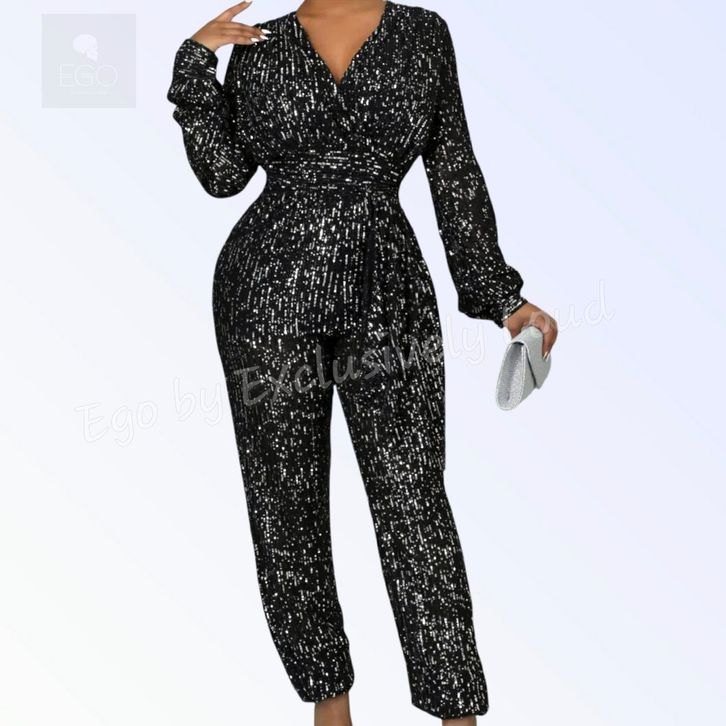 Classy Shimmer Jumpsuit